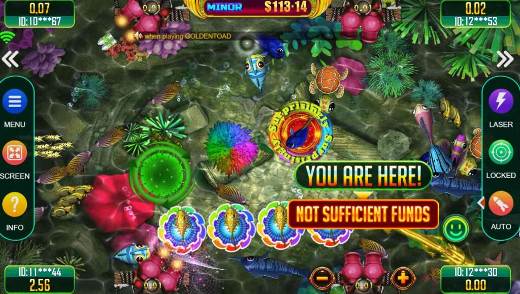 golden toad fire kirin - fishing online 3